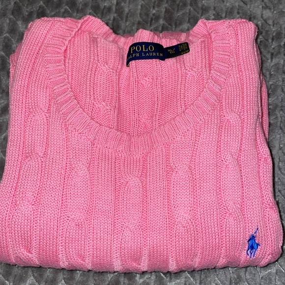 Polo Ralph Lauren Sweaters - POLO RALPH LAUREN Cable Knit Crew Neck Sweater/Cardigan. EUC